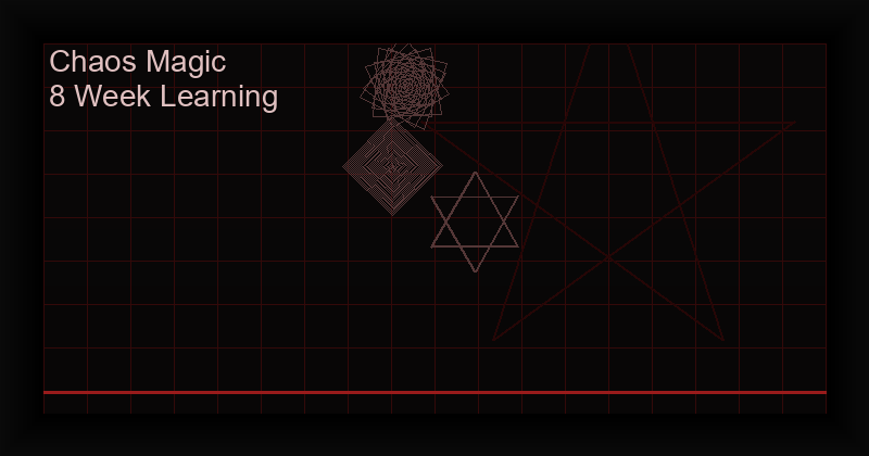 An 8-week path to competent chaos magic practice, one week at a time