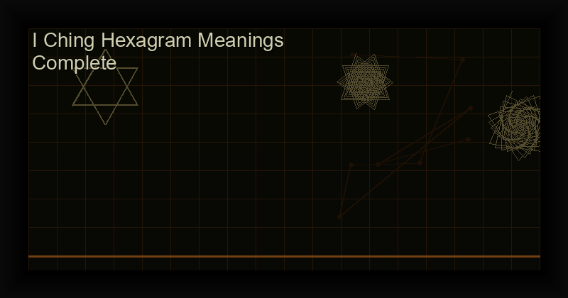 I Ching Hexagram Meanings: Complete 64 Hexagram Guide (2026)