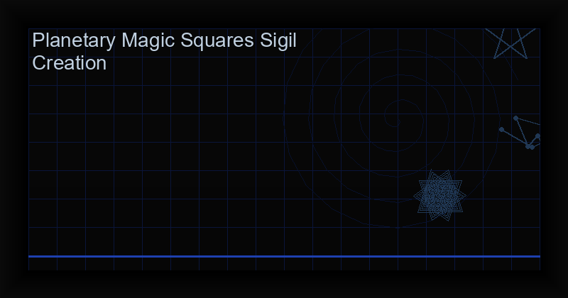 Planetary Magic Squares: Complete Guide for Sigil Creation