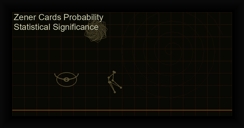 Zener cards probability calculator and ESP statistical analysis