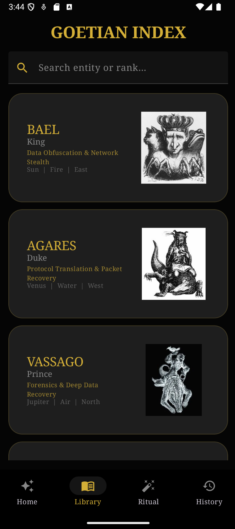 Arcana Goetia: Ritual & Sigils screenshot