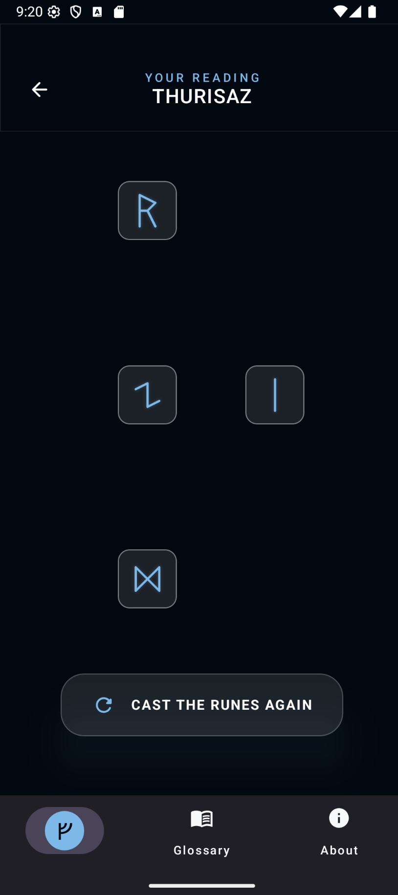 Norse Rune Oracle screenshot