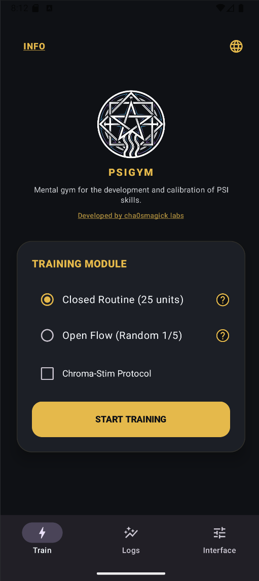 PSI GYM: Zener Cards & ESP screenshot