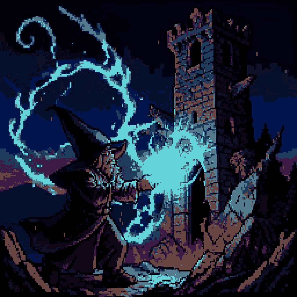 One spell left, and the circle is already breaking. The Magus' Last Spell is dark fantasy wizard art for chaos magick altars and RPG climaxes. Save it, then create your own sigils with Chaos Sigil Forge. #DarkFantasy #WizardArt #SigilMagick