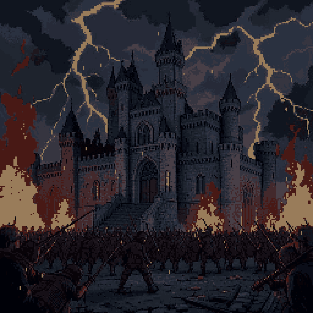The Iron Keep holds, but the gates are already red. Siege of the Iron Keep is dark fantasy castle art for mass battle campaigns. Save it, then explore the complete occult toolkit with Noctem Tools. #DarkFantasy #CastleArt #Paranormal